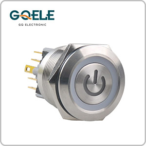 环形电源带灯钮